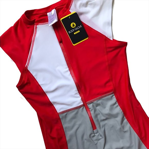 Body Glove Color Block Oahu Stand Up Paddle Suit Zipper 50 SPF RARE NWT - Picture 2 of 6